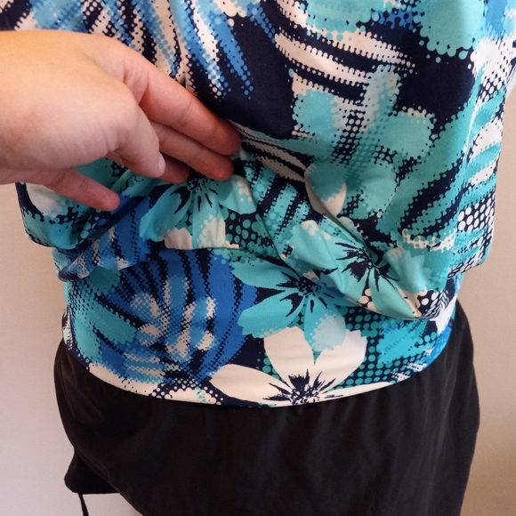 Paradise Bay Tankini And Skirt Swim Set Womens Sz 18 - Picture 3 of 10